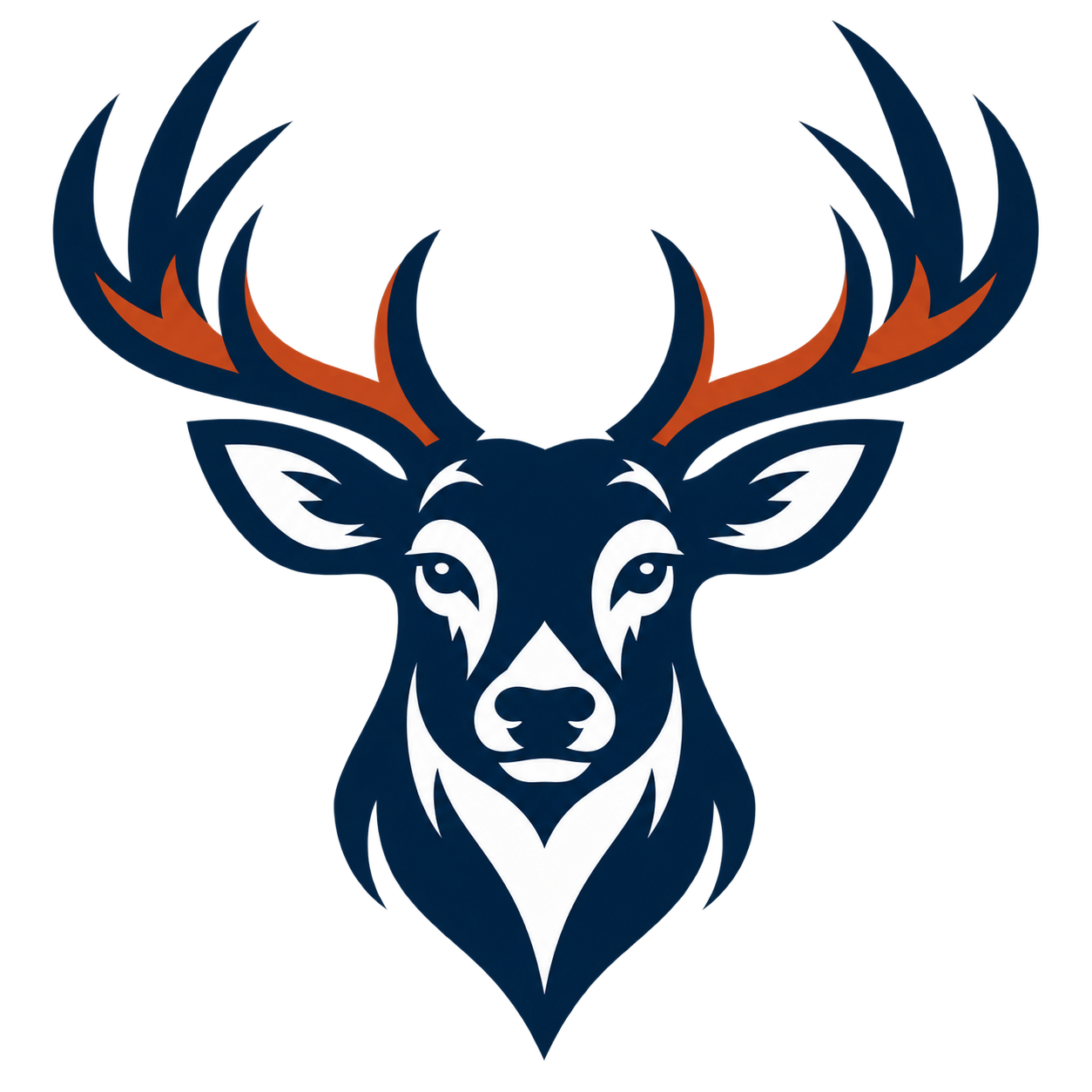 Old Buck deer emblem